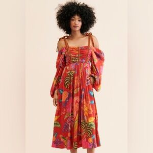 Farm Rio Mystic Bush Midi Dress